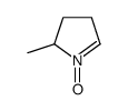 2-methyl-1-oxido-3,4-dihydro-2H-pyrrol-1-ium Structure