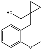 (1-(2-甲氧基苄基)环丙基)甲醇结构式