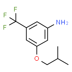 3-Isobutoxy-5-(trifluoromethyl)benzenamine Structure