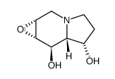 Oxirenofindolizine-6,7-diol, octahydro-, 1aR-(1a.alpha.,6.beta.,6a.alpha.,7.alpha.,7a.alpha.)- structure