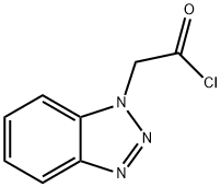 Benzotriazol-1-yl-acetylchloride结构式