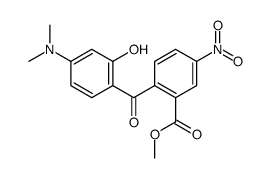 Methyl 2-[4-(dimethylamino)-2-hydroxybenzoyl]-5-nitrobenzoate Structure