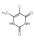 5-氯-6-甲基尿嘧啶结构式