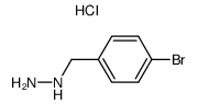 4-Bromobenzylhydrazine hydrochloride Structure