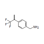 4-[1-(三氟甲基)乙烯基]苄胺结构式