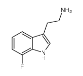 7-Fluorotryptamine structure