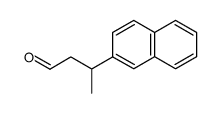 (+/-)-3-(2-naphthyl)butyraldehyde Structure