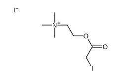 2-(2-iodoacetyl)oxyethyl-trimethylazanium,iodide结构式