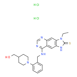 Thioquinapiperifil dihydrochloride Structure