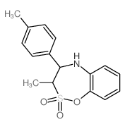 4-methyl-5-(4-methylphenyl)-2-oxa-3$l^{6}-thia-6-azabicyclo[5.4.0]undeca-7,9,11-triene 3,3-dioxide picture