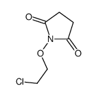 1-(2-chloroethoxy)pyrrolidine-2,5-dione Structure