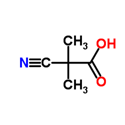 2-Cyano-2-methylpropanoic acid Structure