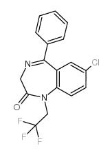 halazepam civ (200 mg) (as) structure