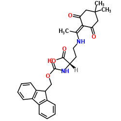 Fmoc-Dab(dde)-OH Structure