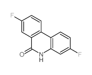 6(5H)-Phenanthridinone,3,8-difluoro-结构式