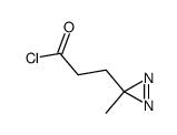 3-Methyl-3H-diazirine-3-propionyl chloride Structure