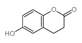 2H-1-Benzopyran-2-one,3,4-dihydro-6-hydroxy- Structure