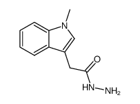 (1-methyl-indol-3-yl)-acetic acid hydrazide结构式