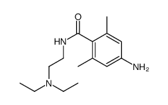 4-amino-N-[2-(diethylamino)ethyl]-2,6-dimethylbenzamide结构式