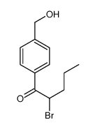 2-溴-1-(4-羟基甲基苯基)-1-戊星空app结构式