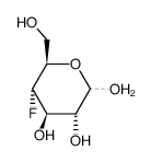 4-Deoxy-4-fluoro-D-glucopyranose structure