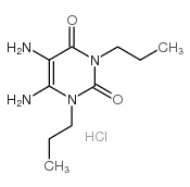 5,6-DIAMINO-1,3-DIPROPYLPYRIMIDINE-2,4(1H,3H)-DIONE HYDROCHLORIDE Structure