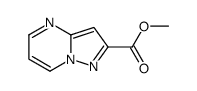 吡唑并[1,5-a]嘧啶-2-羧酸甲酯结构式