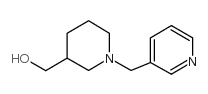 1-(Pyridin-3-ylmethyl)piperidine-3-methanol Structure