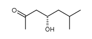 2-Heptanone, 4-hydroxy-6-methyl-, (4S)- (9CI) Structure