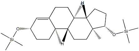 3β,17β-Bis(trimethylsilyloxy)androst-4-ene结构式