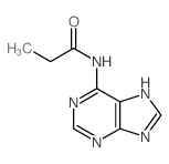 N-(5H-purin-6-yl)propanamide结构式