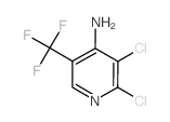 2,3-dichloro-5-(trifluoromethyl)pyridin-4-amine Structure