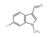 6-Fluoro-1-methyl-1H-indole-3-carbaldehyde structure