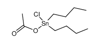 chlorodi-(n-butyl)tin acetate Structure