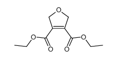 diethyl 2,5-dihydrofuran-3,4-dicarboxylate结构式