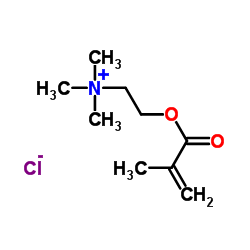 Methacrylatoethyl trimethyl ammonium chloride Structure