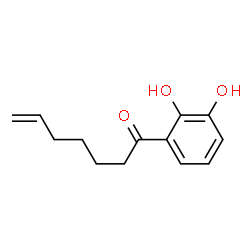 6-Hepten-1-one, 1-(2,3-dihydroxyphenyl)- (9CI) structure