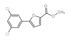 5-(3,5-DI-CHLOROPHENYL)FURAN-2-CARBOXYLIC ACID METHYL ESTER Structure