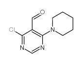 4-CHLORO-6-PIPERIDINO-5-PYRIMIDINECARBALDEHYDE picture