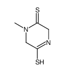 2,5-Piperazinedithione,1-methyl-(9CI)结构式