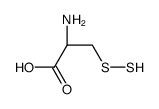 (2S)-2-amino-3-disulfanyl-propanoic acid structure