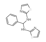 1-phenyl-N,N-bis(1,3-thiazol-2-yl)methanediamine Structure