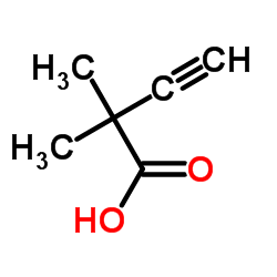 2,2-Dimethyl-3-butynoic acid Structure