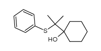 1-(2-(phenylthio)propan-2-yl)cyclohexanol结构式