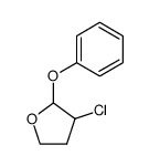 3-chloro-2-phenoxy-tetrahydro-furan Structure