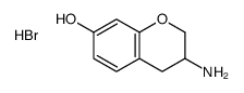 3-amino-3,4-dihydro-2H-chromen-7-ol,hydrobromide Structure