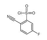 2-Cyano-5-fluorobenzene-1-sulfonyl chloride picture