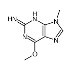 6-methoxy-9-methylpurin-2-amine Structure