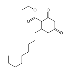 ethyl 2-nonyl-4,6-dioxocyclohexane-1-carboxylate Structure