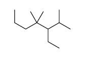 3-ethyl-2,4,4-trimethylheptane结构式